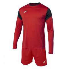 Комплект воротарської форми Joma PHOENIX GK червоно-чорний 102858.601, Колір: червоний, Розмір виробника: S
