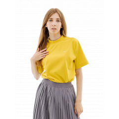 Футболка Puma YONA SUNP Mock Neck Tee 53797741, Колір: жовтий, Розмір виробника: 2XS