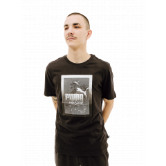 Футболка Puma GRAPHICS Photoprint Tee 68018001, Колір: чорний, Розмір виробника: М