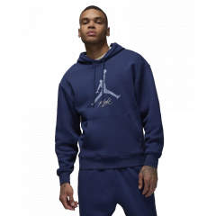 Толстовка JORDAN M J ESS FLC BASELINE HOODIE FD7545-410, Цвет: синий, Размер производителя: S