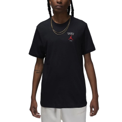 Футболка JORDAN MPARIS CITY LBR SS CREW HF1440-010, Цвет: черный, Размер производителя: L