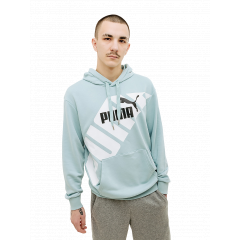 Кофта Puma POWER Graphic Hoodie 67896322, Цвет: голубой, Размер производителя: L