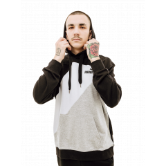 Кофта Puma POWER Colorblock Hoodie 67893101, Цвет: черный, Размер производителя: L