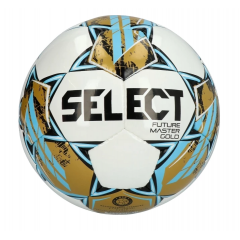 М’яч футзальний SELECT Futsal Future Master Gold FIFA Basic v24 (565) біло/синьо/золотий, official size, Колір: синій, Розмір: розмір 4