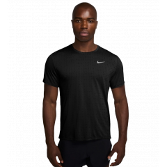 Футболка NIKE M NK DF BREATHE MILER SS TOP HJ4181-010, Цвет: черный, Размер производителя: L