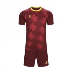 Комплект футбольної форми Kelme BRAGA бордово-жовтий 8351ZB1085.9603, Колір: бордовий, Розмір виробника: 2XL