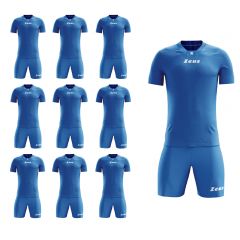 Футбольна форма для команди Zeus KIT PROMO синій (10 комплектів), Колір: синій
