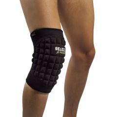 Наколінник SELECT 6205 Knee support with large pad (010) чорний, Колір: чорний, Розмір виробника: 2XL
