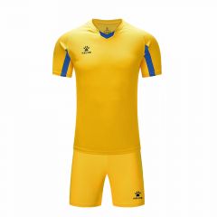 Комплект футбольної форми дитячий Kelme LEON жовто-синій 7351ZB3130.9714, Колір: жовтий, Розмір виробника: 120