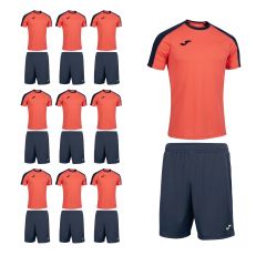 Комплект футбольної форми на команду Joma ECO CHAMPIONSHIP (102748.093/100053.331), Колір: помаранчевий