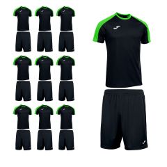 Комплект футбольної форми на команду Joma ECO CHAMPIONSHIP (102748.603/100053.100), Колір: чорний