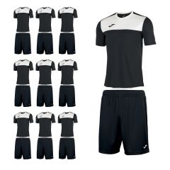 Комплект футбольної форми на команду Joma WINNER (100946.102/100053.100), Колір: чорний