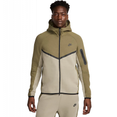 Толстовка Nike M TCH FLC FZ WR HOODIE HV0949-222, Колір: хакі, Розмір виробника: S