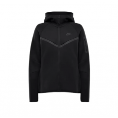 Толстовка Nike W NSW TCH FLC WR FZ HDY 2 HV6747-010, Колір: чорний, Розмір виробника: М