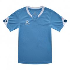 Футбольная форма детская Kelme GIRONA голубовато-белая 3803099.9476, Цвет: голубой, Размер производителя: 140