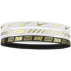 Пов'язка на голову Nike W HEADBANDS 3.0 METALLIC (3 шт) N.100.4527.112.OS
