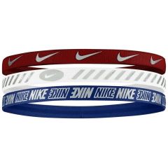 Пов'язка на голову Nike W HEADBANDS 3.0 METALLIC UNIVERSITY (3 шт) N.100.4527.662.OS