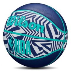 М'яч баскетбольний Wilson NBA DRV PLUS DAZZLE CAMO BSKT INDIGO size 6 (WZ3016102XB6)
