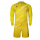 Комплект воротарської форми Kelme ZAMORA II жовтий 7361ZB1256.9716, Колір: жовтий, Розмір виробника: 2XL