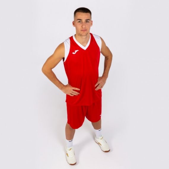 Баскетбольна форма Joma FINAL II червоно-біла 102849.602, Колір: червоний, Розмір виробника: М, зображення 3