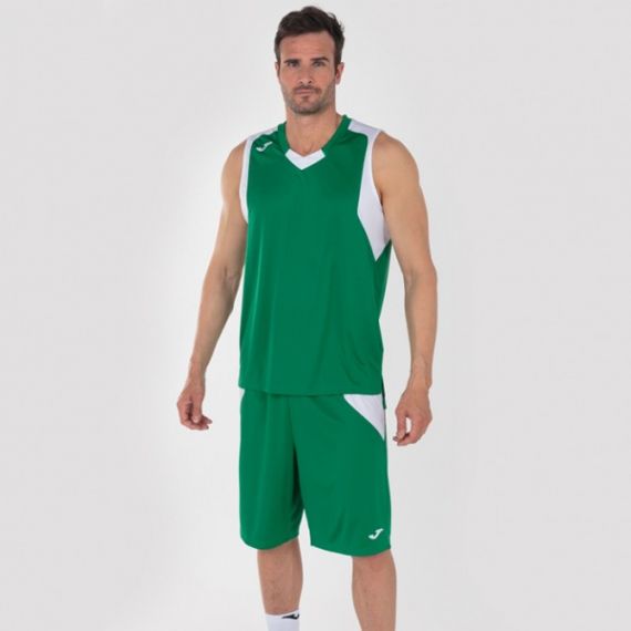 Баскетбольна форма Joma FINAL 101115.452 зелено-біла, Колір: зелений, Розмір виробника: XL, зображення 3