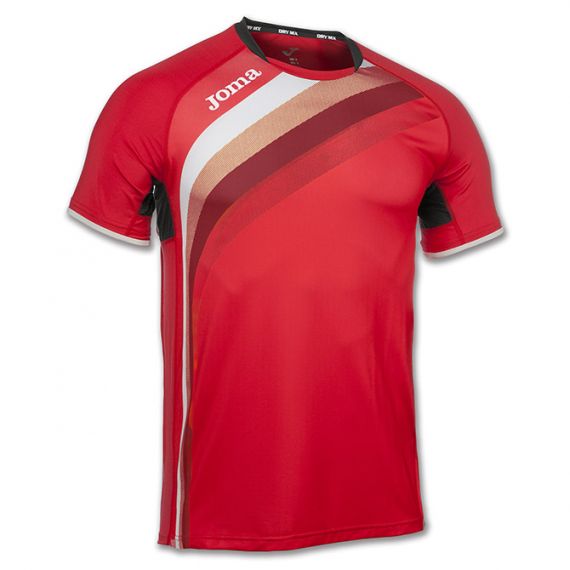 Футболка Joma ELITE V 100393.611 червона, Колір: червоний, Розмір виробника: S