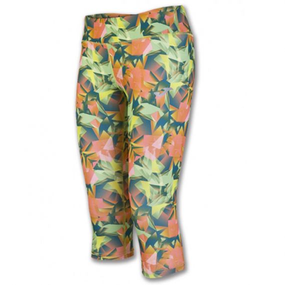 Бриджі жіночі салатово-помаранчеві Joma TROPICAL 900203.400, Колір: помаранчевий, Розмір виробника: S