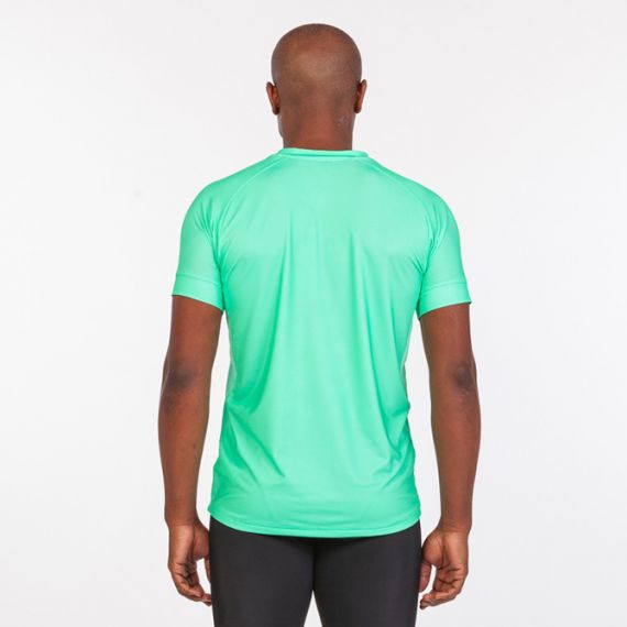 Футболка бігова Joma OLIMPIA 101370.401 зелено-чорна, Колір: зелений, Розмір виробника: 2XS, зображення 2 Футболка бігова Joma OLIMPIA 101370.401 зелено-чорна, Колір: зелений, Розмір виробника: 2XS, зображення 2