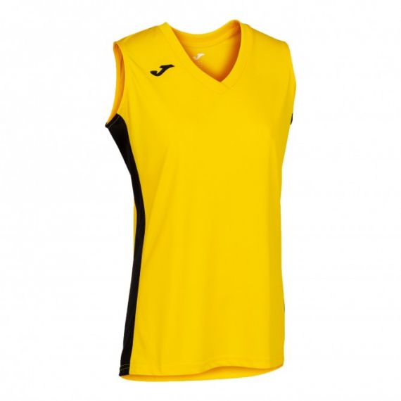 Майка баскетбольна жіноча Joma CANCHA III жовто-чорна 901129.901, Колір: жовтий, Розмір виробника: М