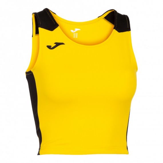 Топ жіночий Joma RECORD II жовто-чорний 901397.901, Колір: жовтий, Розмір виробника: М