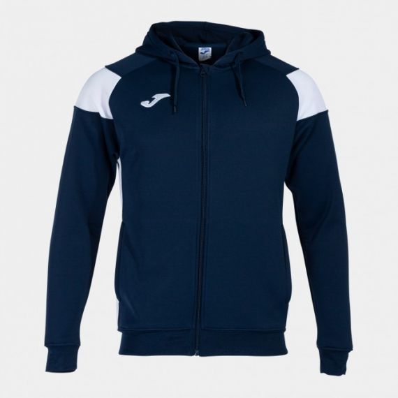 Олимпийка с капюшоном Joma CREW III 101271.332 темно-сине-белая, Цвет: темно-синий, Размер производителя: М, изображение 3 Олимпийка с капюшоном Joma CREW III 101271.332 темно-сине-белая, Цвет: темно-синий, Размер производителя: М, изображение 3