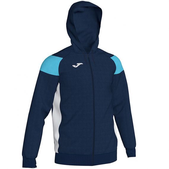 Олімпійка з капюшоном Joma CREW III 101271.342 темно-синьо-блакитна, Колір: блакитний, Розмір виробника: S
