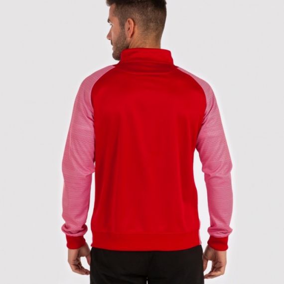 Олимпийка Joma ESSENTIAL II 101535.602 красно-белая, Цвет: красный, Размер производителя: XS, изображение 3 Олимпийка Joma ESSENTIAL II 101535.602 красно-белая, Цвет: красный, Размер производителя: XS, изображение 3