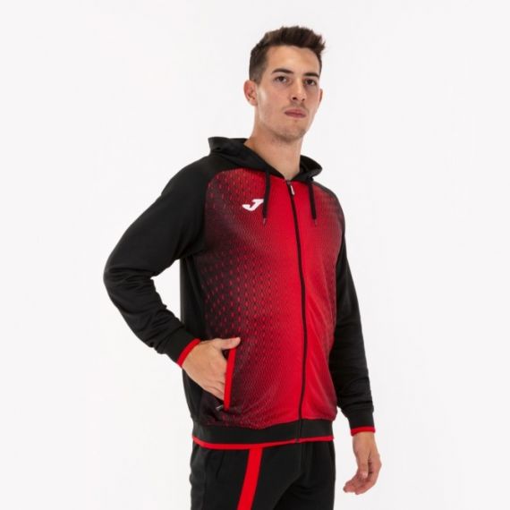 Олімпійка Joma SUPERNOVA червоно-чорна 101285.106, Колір: червоний, Розмір виробника: 2XL, зображення 2 Олімпійка Joma SUPERNOVA червоно-чорна 101285.106, Колір: червоний, Розмір виробника: 2XL, зображення 2