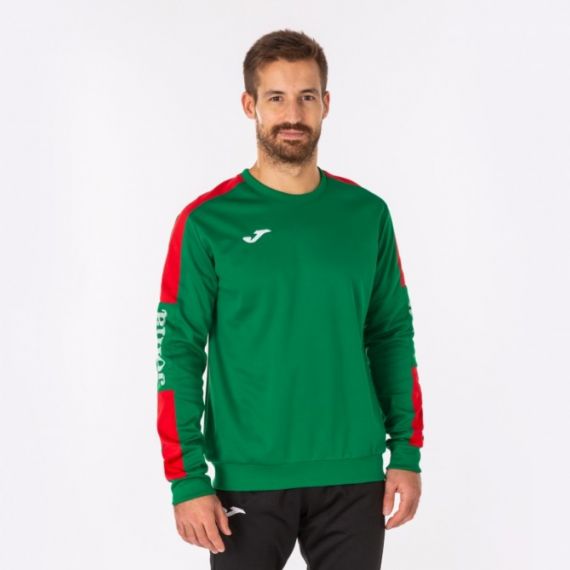 Светр спортивний зелено-червоний Joma CHAMPION IV 100801.456, Колір: зелений, Розмір виробника: 2XS, зображення 2 Светр спортивний зелено-червоний Joma CHAMPION IV 100801.456, Колір: зелений, Розмір виробника: 2XS, зображення 2