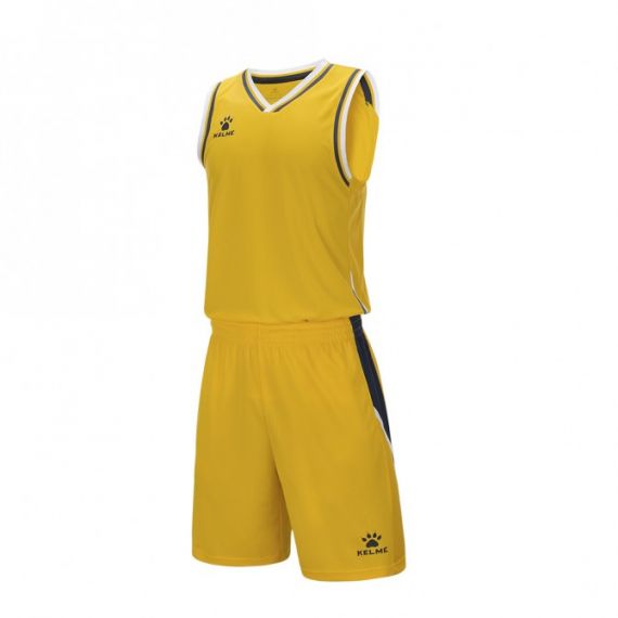 Комплект баскетбольной формы CHICAGO Kelme 8252LB1001.9716, Колір: жовтий, Розмір виробника: XL