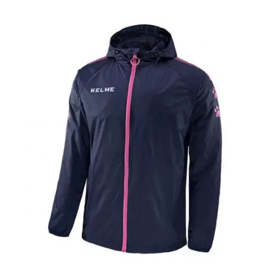 Вітровка Kelme WINDPROOF темно-синьо-рожева 3881211.9420, Колір: темно-синій, Розмір виробника: 4XL