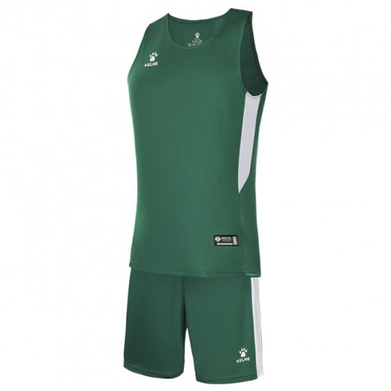 Комплект баскетбольної форми Kelme BOSTON зелений 8152LB1001.9300, Колір: зелений, Розмір виробника: М
