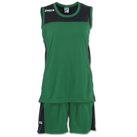 Баскетбольна форма зелена жіноча Joma SET SPACE II 900376.451, Колір: зелений, Розмір виробника: М