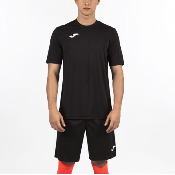 Футболка чорна Joma COMBI 100052.100, Колір: чорний, Розмір виробника: 2XL, зображення 2 Футболка чорна Joma COMBI 100052.100, Колір: чорний, Розмір виробника: 2XL, зображення 2