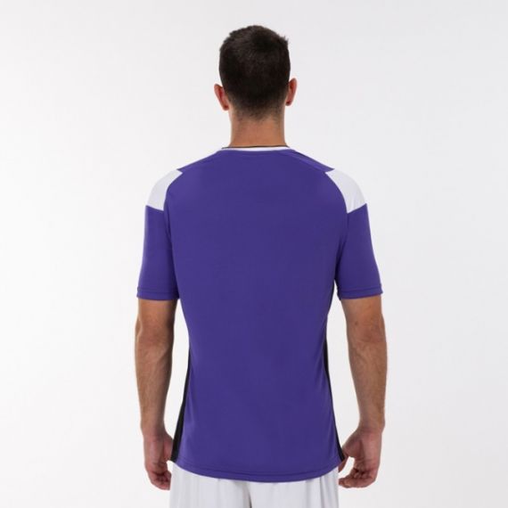 Футболка Joma CREW III 101269.552 фіолетово-біло-чорна, Колір: фіолетовий, Розмір виробника: XS, зображення 2