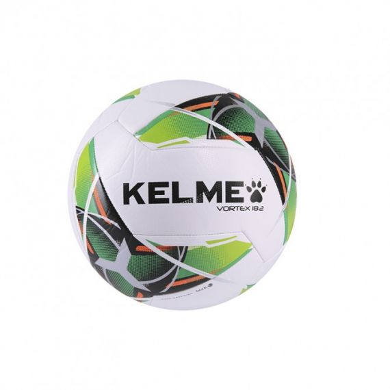 Футбольний м'яч Kelme VORTEX 18.2 біло-салатовий 9886120.9127 Розмір 4