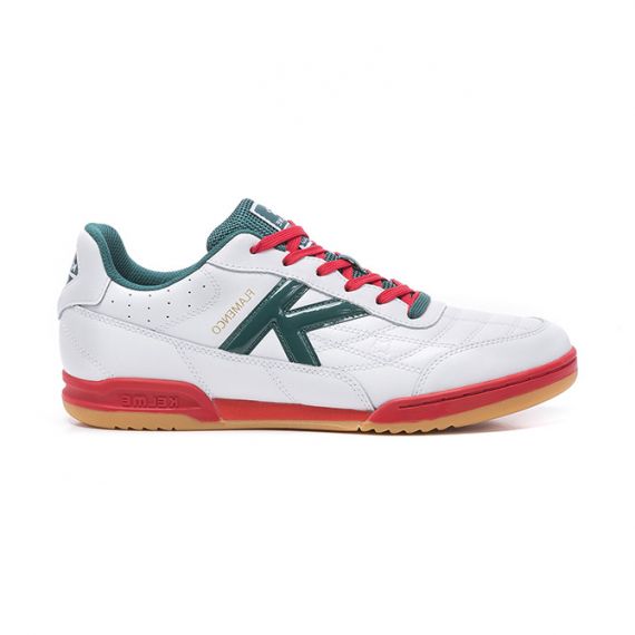 Футзалки (бампи) Kelme FLAMENCO SALA біло-зелені 55.869.215, Колір: зелений, Розмір виробника: 46.5