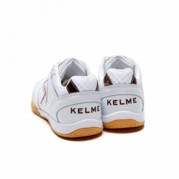 Футзалки (бампи) Kelme LIGA PRO білі 55.969.0630, Колір: білий, Розмір виробника: 36.5, зображення 2 Футзалки (бампи) Kelme LIGA PRO білі 55.969.0630, Колір: білий, Розмір виробника: 36.5, зображення 2