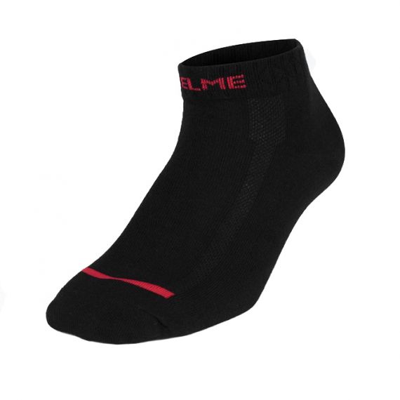 Шкарпетки Kelme FLAT чорно-червоні K15Z958.9001, Колір: чорний, Розмір: M