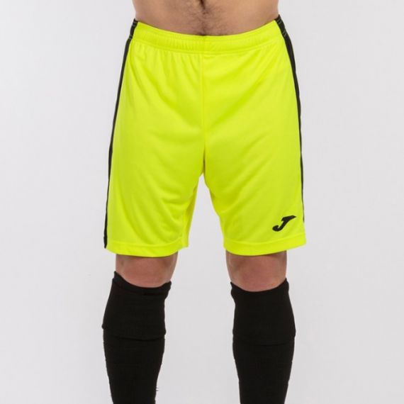 Шорти футбольні Joma MAXI жовто-чорні 101657.061, Колір: жовтий, Розмір виробника: 2XL, зображення 2 Шорти футбольні Joma MAXI жовто-чорні 101657.061, Колір: жовтий, Розмір виробника: 2XL, зображення 2