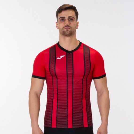 Футболка Joma TIGER II 101464.601 червоно-чорна, Колір: чорний, Розмір виробника: М, зображення 2 Футболка Joma TIGER II 101464.601 червоно-чорна, Колір: чорний, Розмір виробника: М, зображення 2
