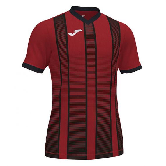 Футболка Joma TIGER II 101464.601 червоно-чорна, Колір: чорний, Розмір виробника: М