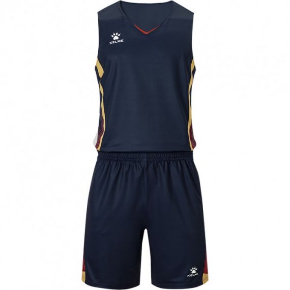 Комплект баскетбольної форми Kelme DENVER 8052LB1002.9401, Колір: темно-синій, Розмір виробника: М