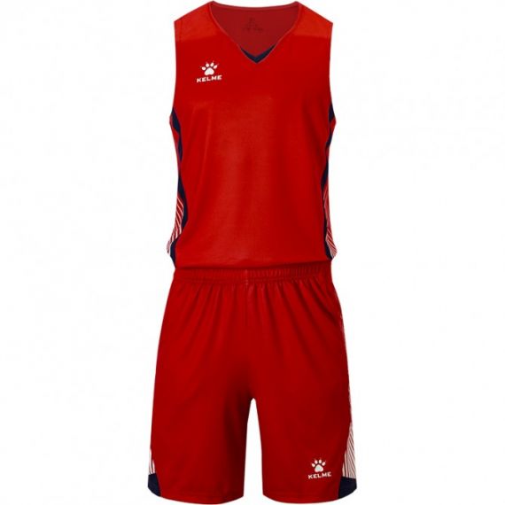 Комплект баскетбольної форми Kelme DENVER червоний 8052LB1002.9600, Колір: червоний, Розмір виробника: L